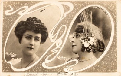 Vanha postikortti/Leka/Mariette Sully (1874-1940)/Näyttelijä tekijältä William M. Timlin