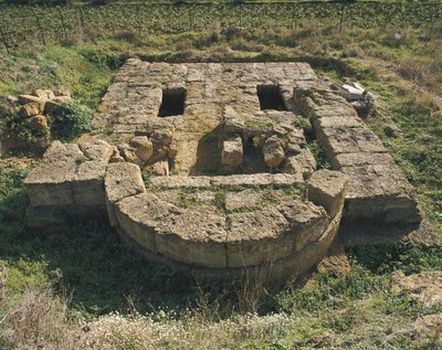 Vanhat basilikan rauniot, Temppeleiden laakso, Agrigento, Sisilia, Italia tekijältä Benjamin Baud