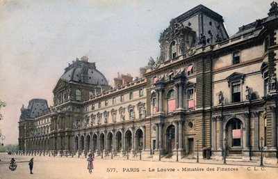 Pariisi, Ranska: Le Louvre, Ministere des Finances. tekijältä Unbekannter Künstler