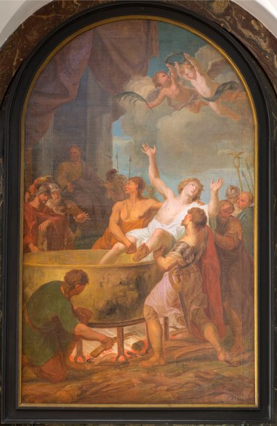 Seurakuntakirkko (Parochekerk Onze-Lieve-Vrouw). Sisustus. Maalaus. tekijältä Unbekannter Künstler