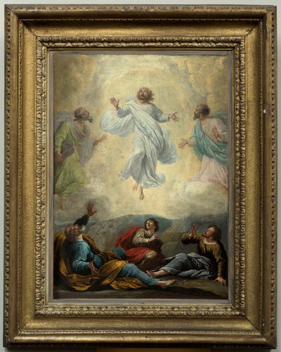 Seurakuntakirkko (Parochkerk Sint-Amandus en Sint-Blasius). Maalaus. Jeesuksen kirkastus. Anonyymi. tekijältä Unbekannter Künstler
