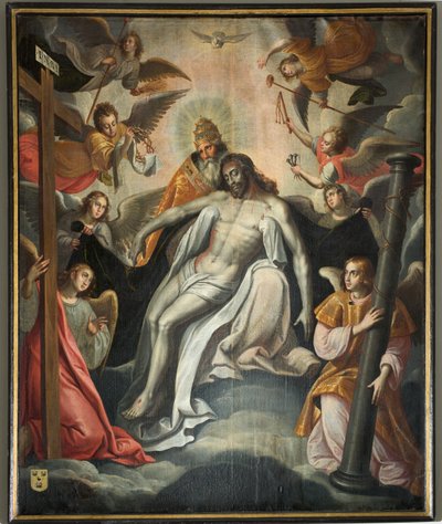 Seurakuntakirkko (Saint Salvator Parish Church). Sisustus. Maalaus. tekijältä Unbekannter Künstler