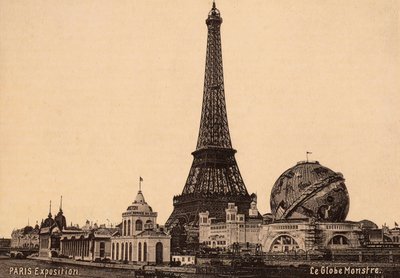 Paviljongit Pariisin maailmannäyttelyssä vuonna 1900 tekijältä Unbekannter Künstler
