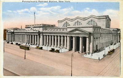 Pennsylvanian rautatieasema, New York tekijältä Unbekannter Künstler