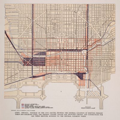 Kilpi LXXIV Plan of Chicagosta tekijältä Unbekannt