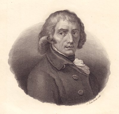 Italialaisen runoilijan Giuseppe Parinin (1729-1799) muotokuva, Piottin kuparikaiverrus Andrea Appianin piirroksesta tekijältä William M. Timlin