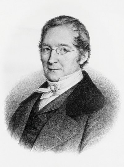Joseph-Louis Gay-Lussacin (1778-1850), ranskalaisen kemistin ja fyysikon muotokuva, kaiverrus tekijältä William M. Timlin