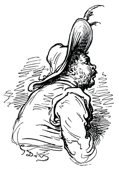 Sancho Panzan muotokuva tekijältä Unbekannter Künstler