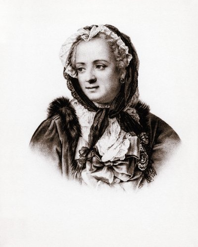 Muotokuva Ranskan kuningattaresta Marie Lescszinska, Ranskan kuningatar (Leczinska, Lescszinka tai Leszinka). tekijältä Unbekannter Künstler