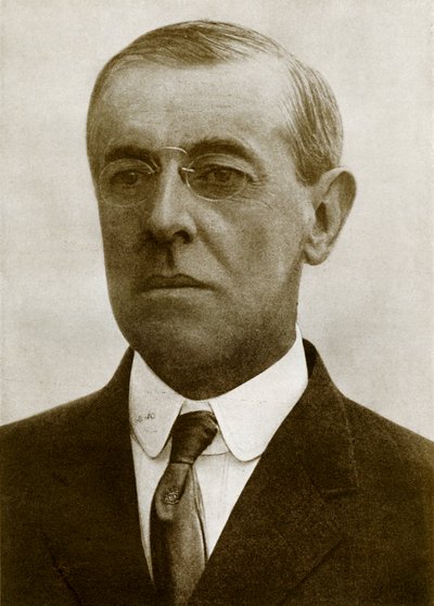 Presidentti Woodrow Wilson tekijältä Unbekannter Künstler