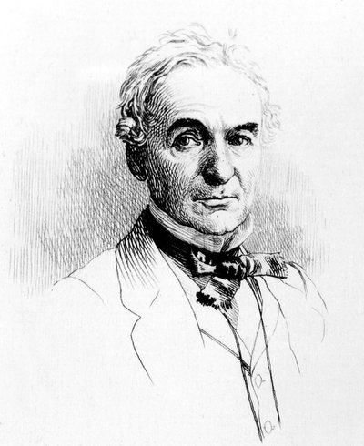 Prosper Merimee (1803-1870) ranskalainen kirjailija tekijältä Unbekannter Künstler