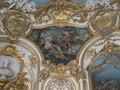 Zephyrin keräämä psyyke. Charles Joseph Natoiren (1700-1777) maalaus tekijältä Unbekannt