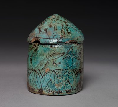 Pyxis kannen kanssa, myöhäinen Keski-valtakunta varhaiseen uuteen kuningaskuntaan, n. 1901-1525 eaa. tekijältä Unbekannt