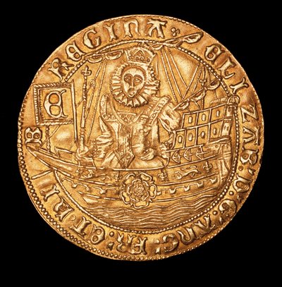 Harvinainen kolikko, Englanti Kultainen kuninkaallinen kuningatar Elisabet I tekijältä Unbekannter Künstler