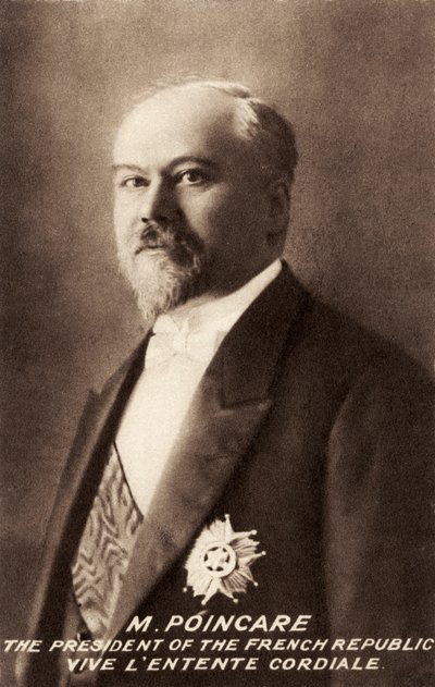 Raymond Poincaré - muotokuva tekijältä Unbekannter Künstler