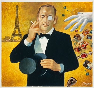 Arsene Lupin, herrasmies murtovaras, Maurice Leblancin hahmo - arkistokuva tekijältä 