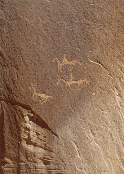 Kalliokaiverrukset, Ledge Ruin, Canyon de Chelly National Monument, Arizona, USA tekijältä William M. Timlin