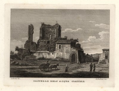 Aqua Claudian akveduktin rauniot, Castelo dell