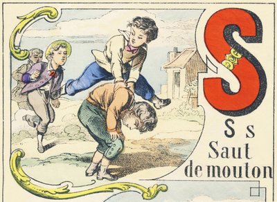 S: leapfrog - Games Alphabet, n. 1890 (kuva) tekijältä Unbekannt