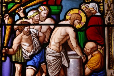 Pyhän Aignanin kirkko Kristuksen kärsimys, Chartres, Ranska tekijältä Unbekannt