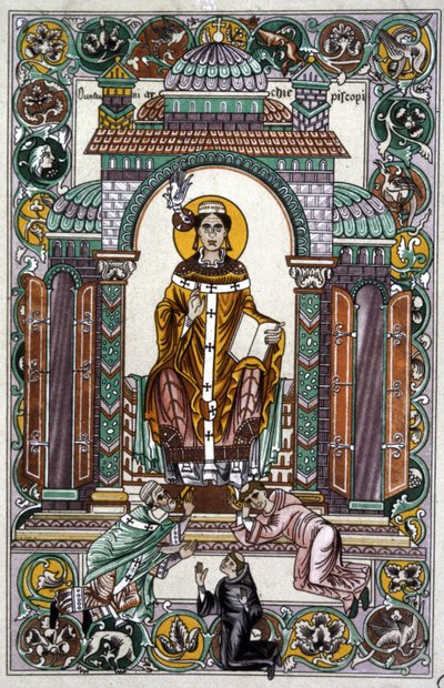 Saint Dunstan (kuva) tekijältä Unbekannter Künstler