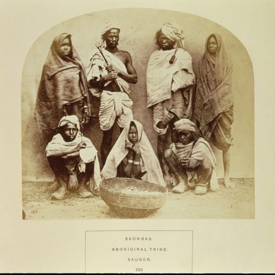 Saonras, aboriginaaliheimo Saugorista Keski-Intiasta, no. 355 