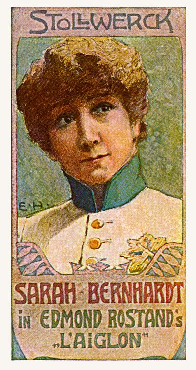 Sarah Bernhardt Edmond Rostandin teoksessa 
