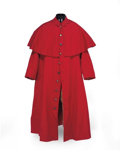 Scarlet caped suurtakki Spencerin kotijalkamiehen väreistä, 1800-luvun loppu - 1900-luvun alku tekijältä Unbekannt
