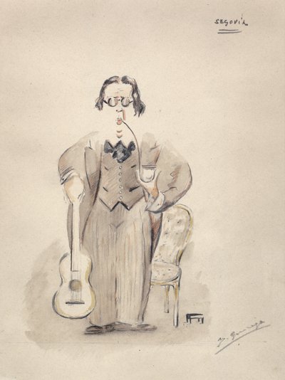 Segovia, Espanja, n. 1925 (luonnos) tekijältä Unbekannter Künstler