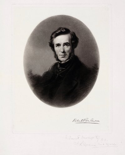 Sir Robert Rawlinson, englantilainen insinööri ja sanitaattori, n. 1860 tekijältä Unbekannt
