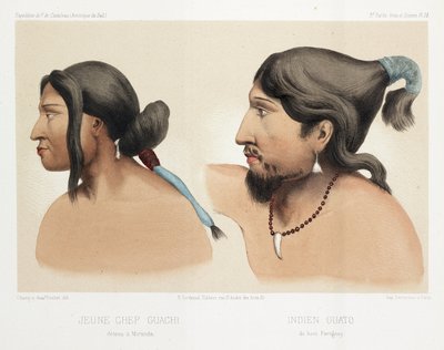 Etelä-Amerikan intiaanit, n. 1843-1847 tekijältä Unbekannt
