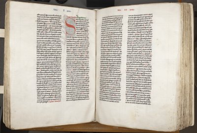 Pyhä Augustinus Hippo "Ooppera", Fol 151 verso 152 recto, n. 1200 (kynä ja muste pergamentille) tekijältä Unbekannt