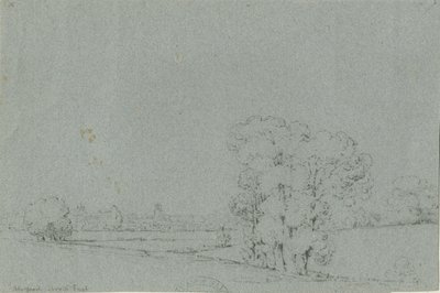 Stafford - North East View: lyijykynäpiirros, nd [?1800-luku] tekijältä Unbekannt