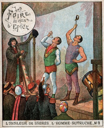 Miekka niellä. Miekan nielejä. tekijältä Nicolas Liez