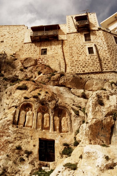 Síria - Saydnaya. Convent de Nostra Senyora de Saydnaya, 547 dC finlandès tekijältä Benjamin Baud