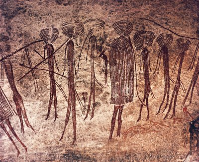 Tansania, Dodoman alue, Kondoa, kalliopiirrokset tekijältä William M. Timlin