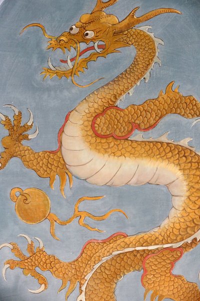 Ariana. Sveitsin keramiikka- ja lasimuseo. Kiinan lohikäärme, Geneve, Sveitsi tekijältä Unbekannt