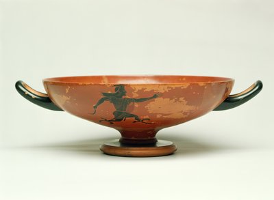 The Pursuit of Perseus, Attic musta hahmo kylix, jonka on valmistanut Pepaks Master, 525-520 eKr. (keramiikka) tekijältä Unbekannt