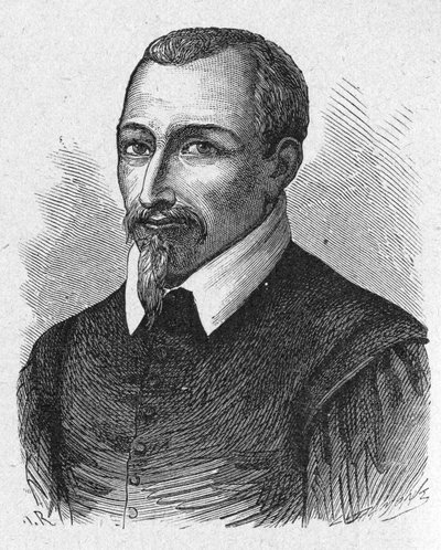 Kemisti Olivier de Serres, noin 1880 (kaiverrus). tekijältä Unbekannter Künstler