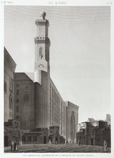 Sulttaani Hassanin moskeija, Kairo, Egypti, n. 1798 tekijältä Unbekannt