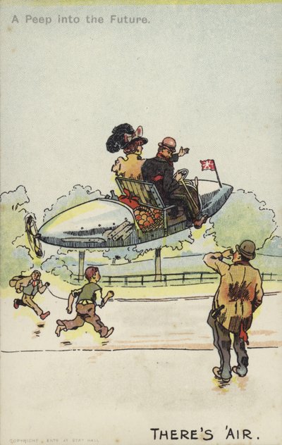 Siellä on ilmaa (väri litho) tekijältä Unbekannt