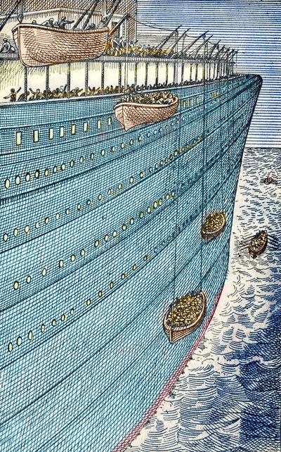 Titanicin katastrofi, veneet lähtivät matkaan tekijältä Unbekannter Künstler