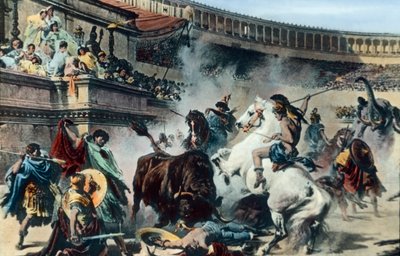 Turnaus Colosseumissa tekijältä Unbekannter Künstler