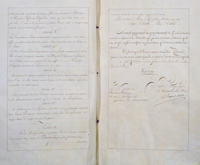Sopimus ikuisesta rauhasta ja ystävyydestä Ranskan ja Venäjän välillä allekirjoitettiin Pariisissa 20. heinäkuuta tekijältä Unbekannt