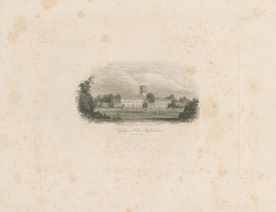 Trentham Hall: teräskaiverrus tekijältä Unbekannt
