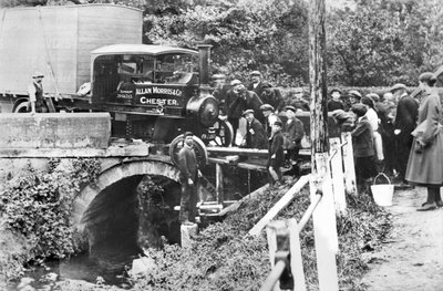 Iso-Britannia: Steam Wagon Accident, Cheshire tekijältä Unbekannt