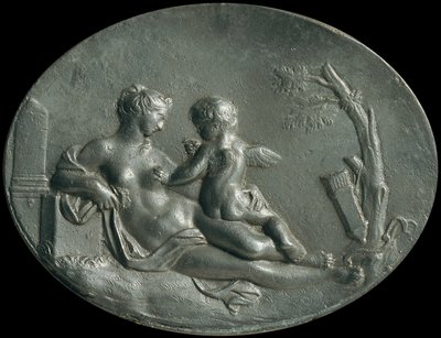 Venus ja Amor tekijältä Unbekannter Künstler