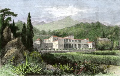 Villa de Plinius nuorempi (latinaksi Caius Plinius Caecilius Secundus, 61-114), roomalainen kirjailija ja poliitikko, antiikin Rooma. tekijältä Unbekannter Künstler