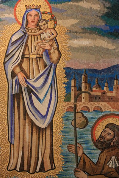 Neitsyt ja lapsi. Espanja. S. Padros. J. Ring. Marian ilmestyksen basilika, Nasaret, Israel tekijältä Unbekannt