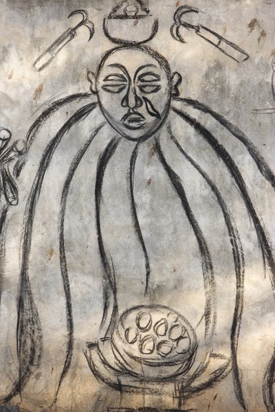 Voodoo jumalallisuus, Lome, Togo tekijältä Unbekannt